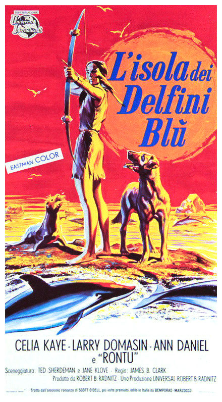 Island of the Blue Dolphins Italian Poster
